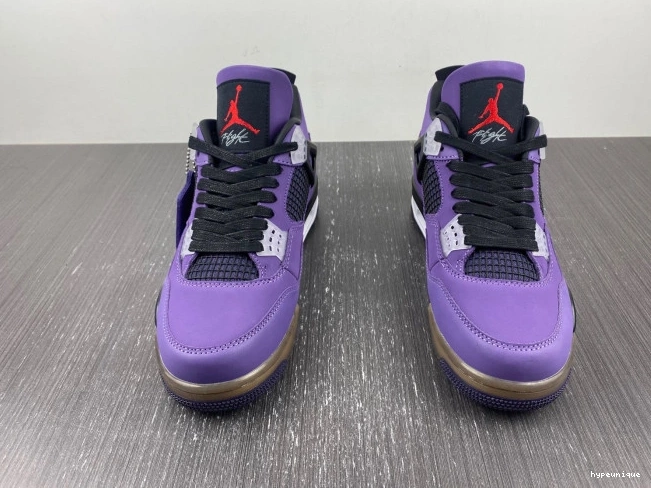 HYPE 766296 Purple 4 Retro Scott Travis Jordan Family) LN4 (Friends and 0822